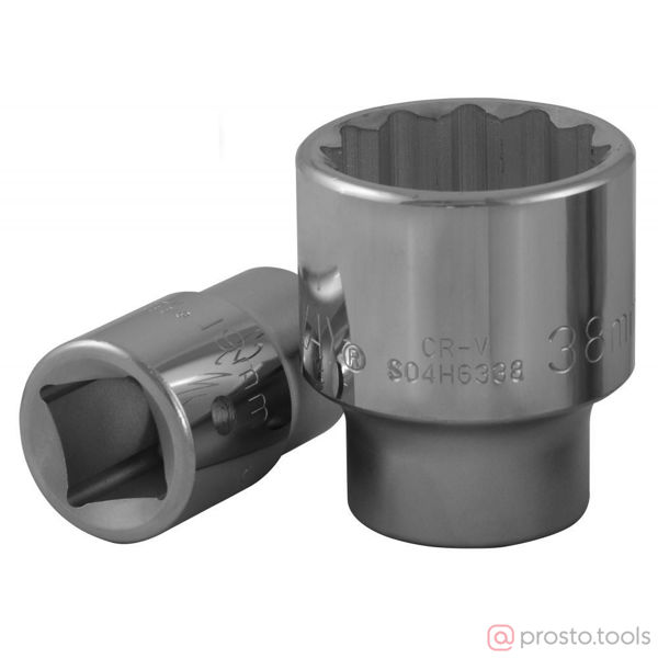 Изображение Головка торц. 3/4" 38мм 12-гран. S04H6338 //JONNESWAY