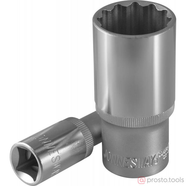 Изображение Головка торц. 1/2" 27мм 12-гран. глубокая S04HD4727 //JONNESWAY