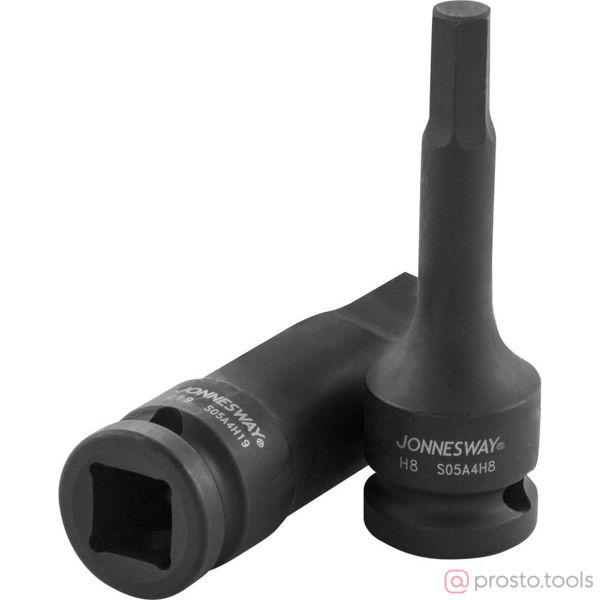 Изображение Шестигранная ударная головка 1/2DR" H17, 78мм S05A4H17 //JONNESWAY