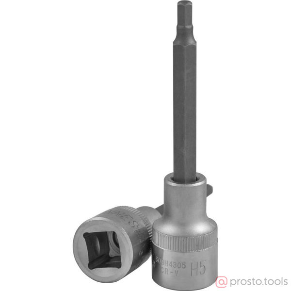 Изображение Головка торц. 1/2" H6 HEX L=100мм S09H4306 //JONNESWAY