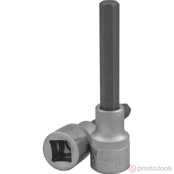 Изображение Головка торц. 1/2" H10 HEX L=100мм S09H4310 //JONNESWAY