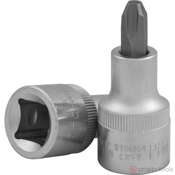 Изображение Головка торц. 3/8" РН4 Phillips L=48мм S11H304 //JONNESWAY