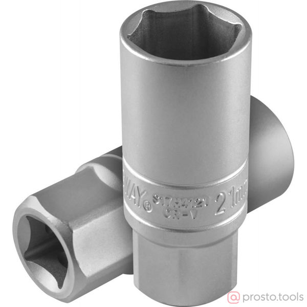 Изображение Головка свечная 1/2" 21мм 6-гр.S17H4121 //JONNESWAY