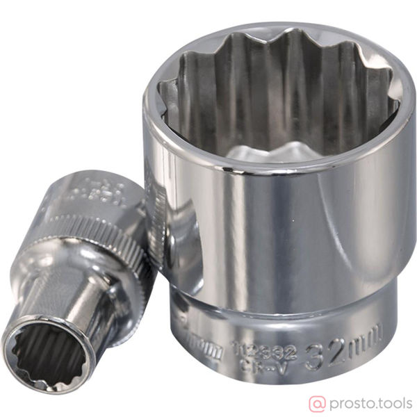 Изображение Головка торц. 1/2" 32мм 12-гран. 112332 //OMBRA