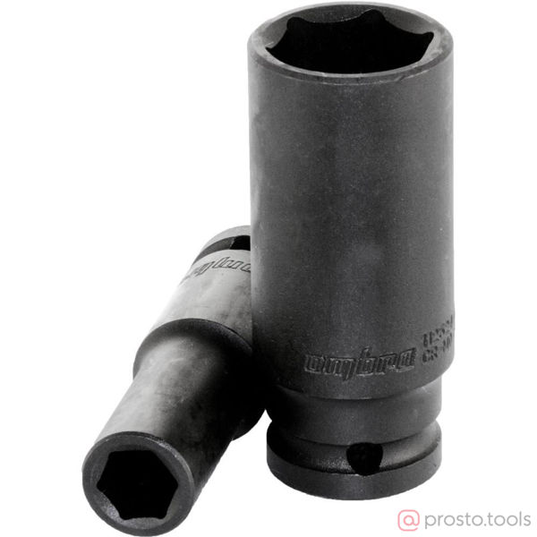 Изображение Головка ударная 1/2" 21мм 6-гран. глубокая 112521 //OMBRA