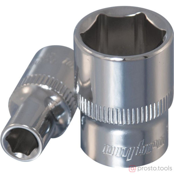 Изображение Головка торц. 1/4" 12мм 6-гран. 114012 //OMBRA