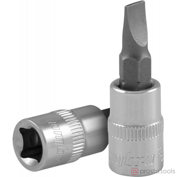 Изображение Головка торц. 1/4" SL6,5 Slotted L=37мм 114565 //OMBRA