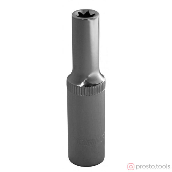 Изображение Головка торц. 1/4" E4 глубокая 114704 //OMBRA