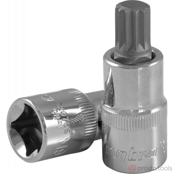 Изображение Головка торц. 1/2" M16 SPLINE 120716 //OMBRA