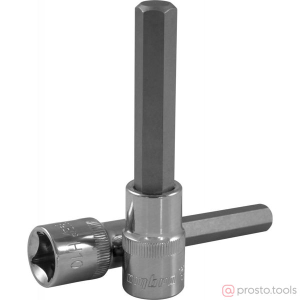 Изображение Головка торц. 1/2" H10 HEX L=100мм 121210 //OMBRA