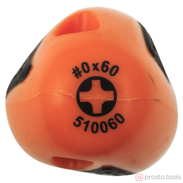 Изображение Отвертка крестовая 60мм PH0 2-х комп. рукоятка BASIC 510060 //OMBRA