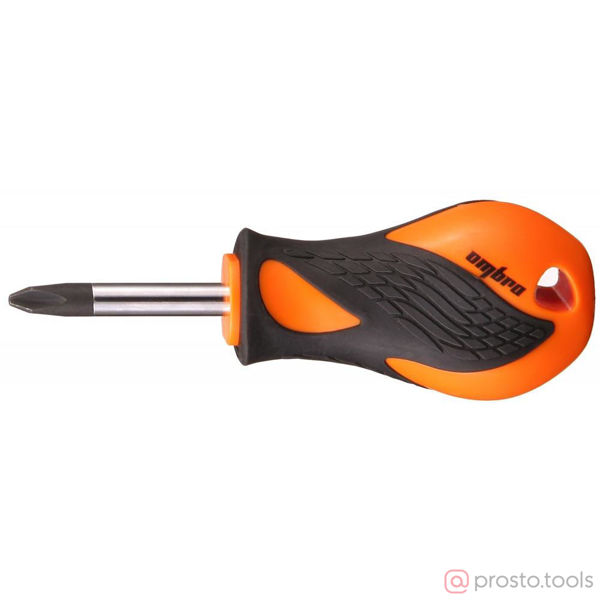 Изображение Отвертка крестовая 38мм PH2 2-х комп. рукоятка BASIC 512038 //OMBRA