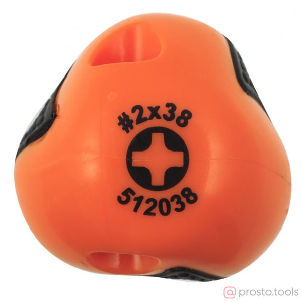 Изображение Отвертка крестовая 38мм PH2 2-х комп. рукоятка BASIC 512038 //OMBRA