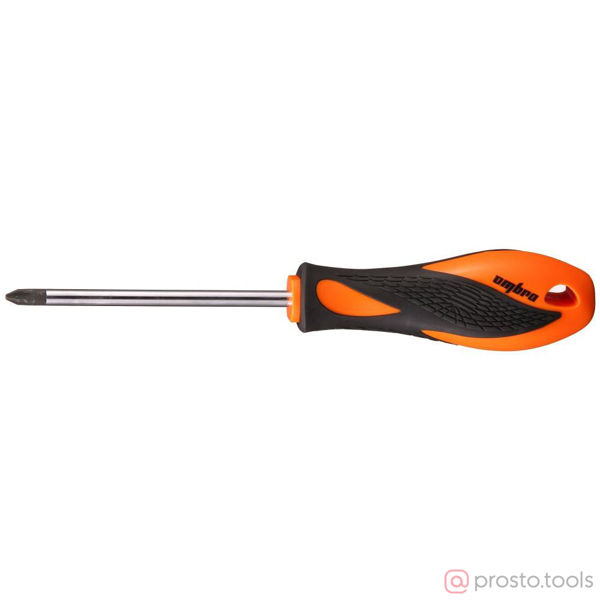Изображение Отвертка крестовая 200мм PH2 2-х комп. рукоятка BASIC 512200 //OMBRA