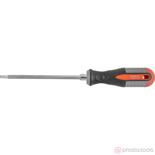 Изображение Отвертка комбинированная 150 мм РН1/SL5 ROUND GRIP 755115 //OMBRA
