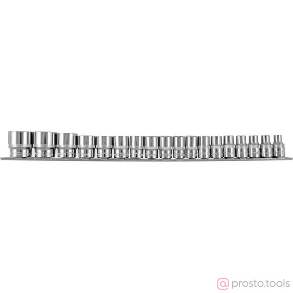 Изображение Набор головок 1/2" 8-32 мм 6 гр. 18 пред. 912018 //OMBRA