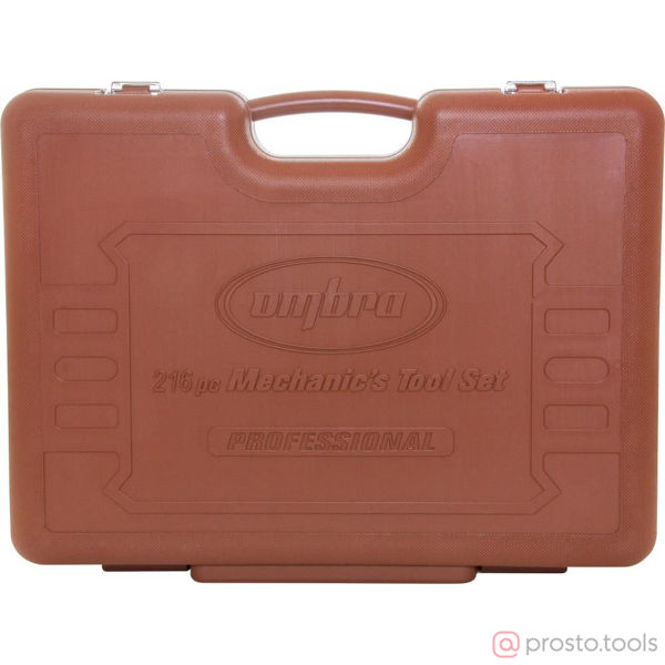 Изображение Набор инструмента 216 пр. ложемент 1/2", 3/8", 1/4" OMT216S //OMBRA