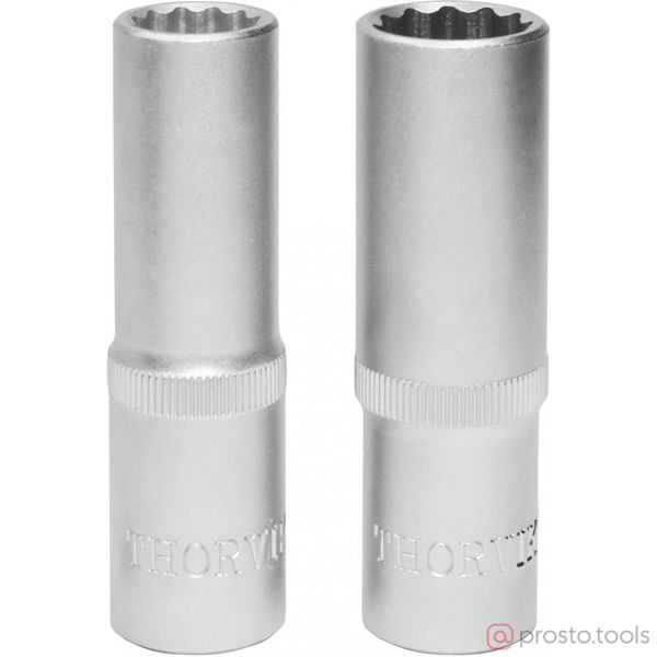 Изображение Головка торц. 1/2" 15мм 12-гран. глубокая FS31215 //THORVIK