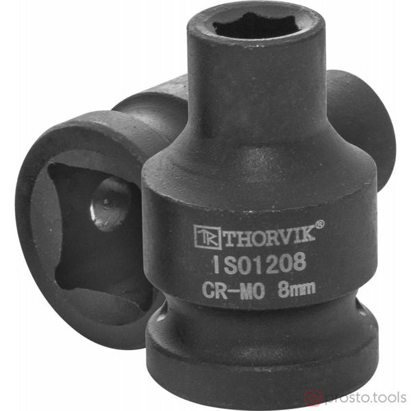 Изображение Головка ударная 1/2" 8мм 6-гран. IS01208 //THORVIK