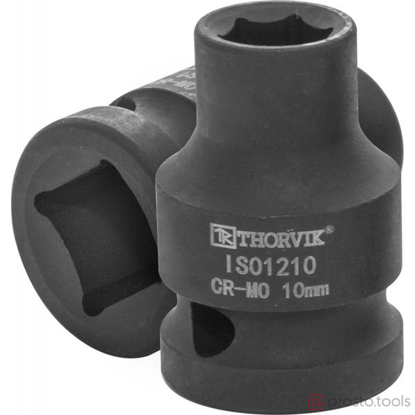 Изображение Головка ударная 1/2" 10мм 6-гран. IS01210 //THORVIK
