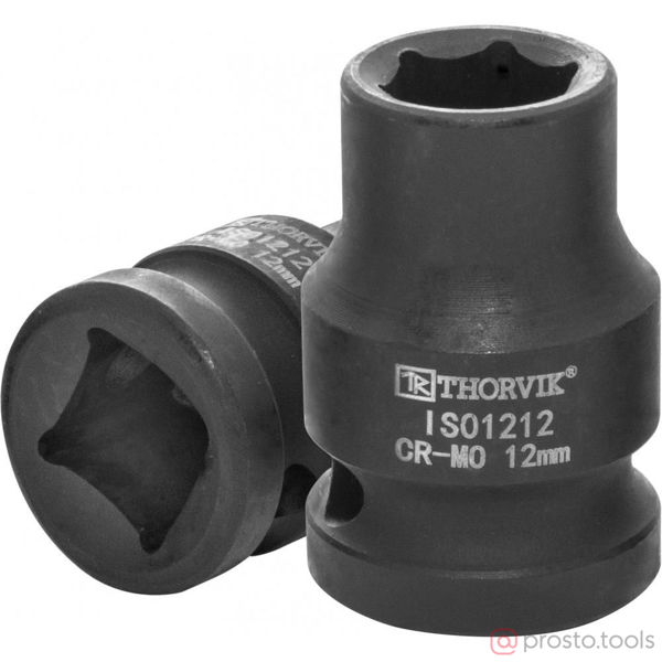Изображение Головка ударная 1/2" 12мм 6-гран. IS01212 //THORVIK