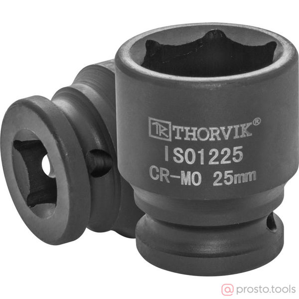 Изображение Головка ударная 1/2" 25мм 6-гран. IS01225 //THORVIK