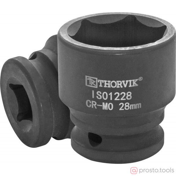 Изображение Головка ударная 1/2" 28мм 6-гран. IS01228 //THORVIK