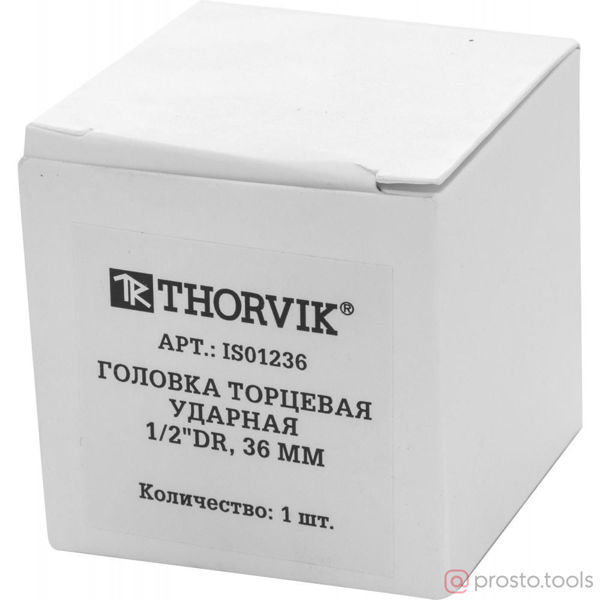Изображение Головка ударная 1/2" 36мм 6-гран. IS01236 //THORVIK