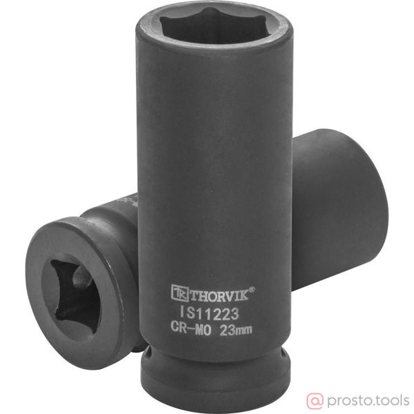 Изображение Головка ударная 1/2" 23мм 6-гран. глубокая IS11223 //THORVIK
