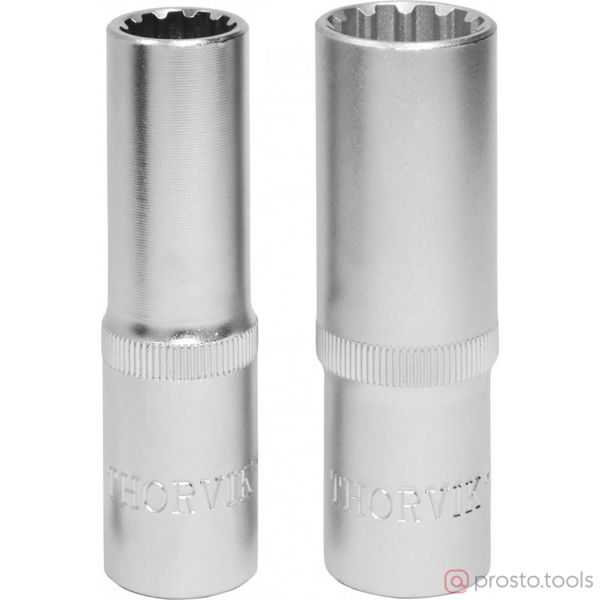 Изображение Головка торц. 1/2" 22мм глубокая MultiProf MP11222 //THORVIK