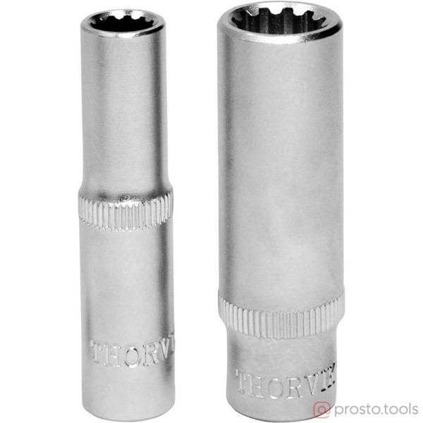 Изображение Головка торц. 1/4" 9мм MultiProf глубокая MP11409 //THORVIK