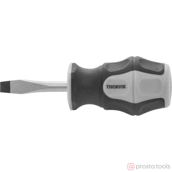 Изображение Отвертка шлицевая 38х6,0 2-х комп. рукоятка SDL6038 //THORVIK