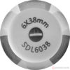 Изображение Отвертка шлицевая 38х6,0 2-х комп. рукоятка SDL6038 //THORVIK
