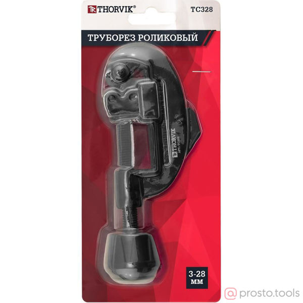 Изображение Труборез роликовый 3-28 мм (1/8”-1-1/8”) TC328 //THORVIK