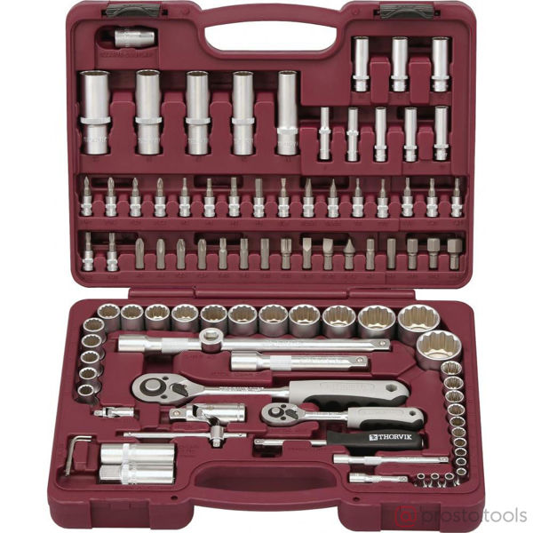 Изображение Набор инструмента 94 пр. пласт. кейс 1/4", 1/2"  12-гр. UTS0094/12 //THORVIK