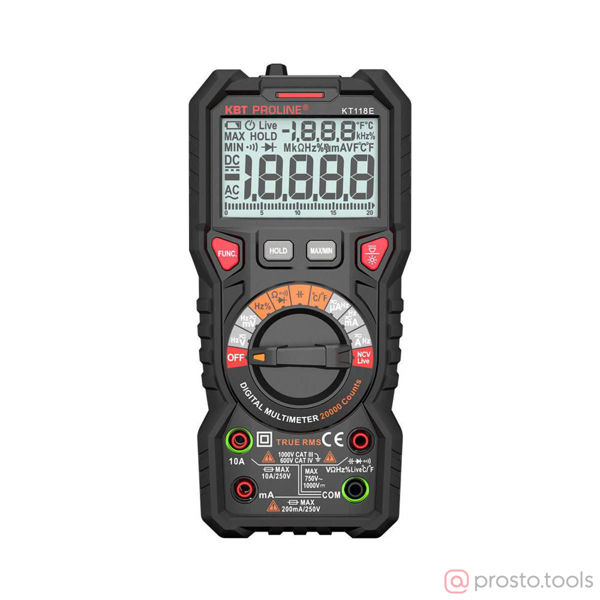 Изображение Мультиметр KT 118Е PROLINE //КВТ