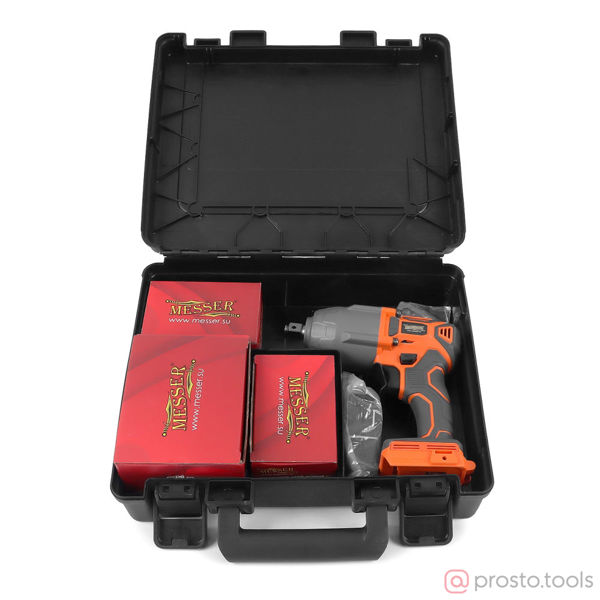 Изображение Гайковерт акк. ударный 1/2" 1000Нм DCW6 20В 2*6Ач //MESSER