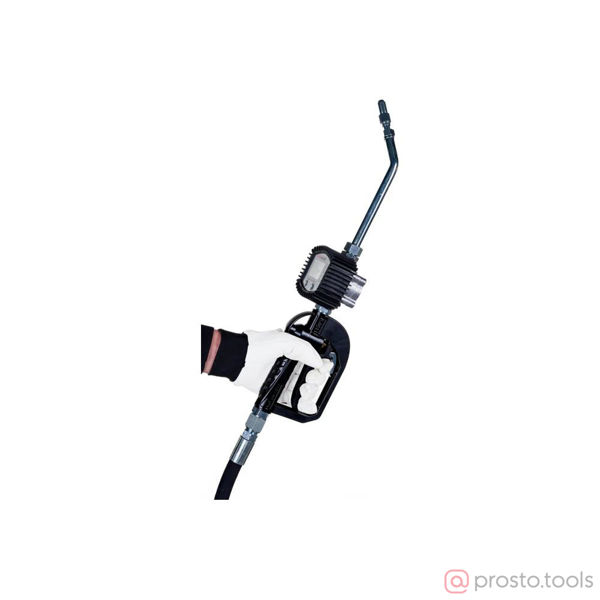 Изображение Насос электрический шестеренный 220V для масла, комплект с тележкой для бочки 200 л, 9 л/мин //LubeW