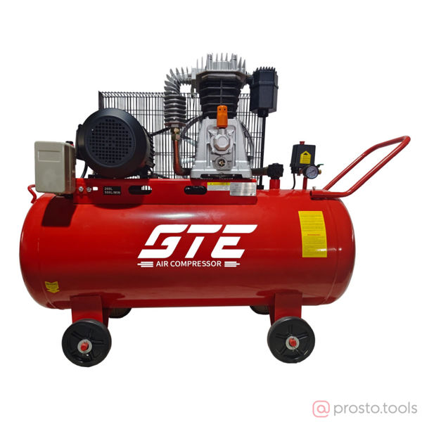 Изображение Компрессор 500 л/мин, 200 л, 4000 Вт //GTE