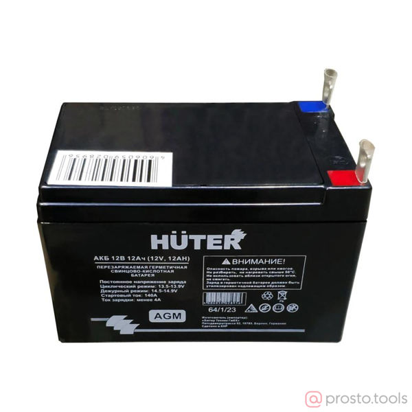 Изображение Аккумулятор 12,0V 12Ач //HUTER