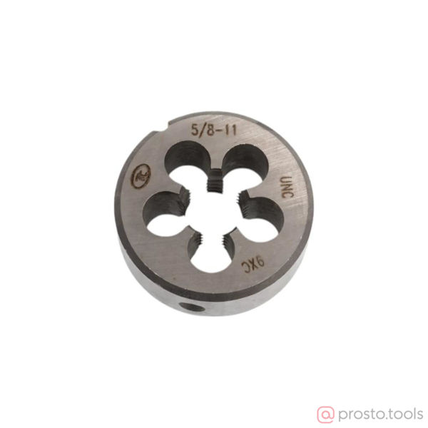 Изображение Плашка дюймовая UNC 5/8" 11 ниток/дюйм (9ХС) 60° //ТехноСталь