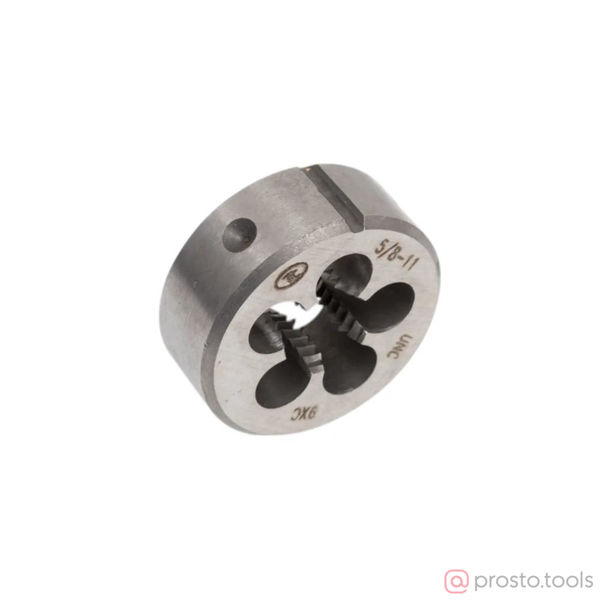 Изображение Плашка дюймовая UNC 5/8" 11 ниток/дюйм (9ХС) 60° //ТехноСталь