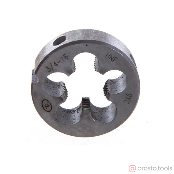 Изображение Плашка дюймовая UNF 3/4" 16 ниток/дюйм (9ХС) 60° ТехноСталь