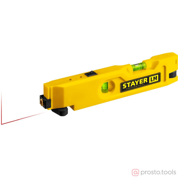 Изображение Нивелир лазерный LM линейный 34985, 20м, точн. +/-0,0 мм/м //STAYER