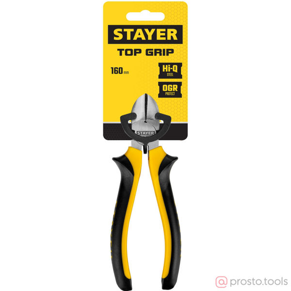 Изображение Кусачки боковые 160 мм "TopGrip" //STAYER
