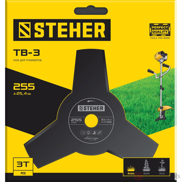 Изображение Нож для триммера TB-3 255 мм 3T //STEHER