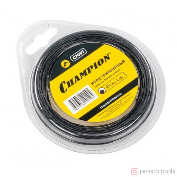 Изображение Корд трим.CHAMPION Ellipse Twist 1.3мм*15м (витой эллипс)